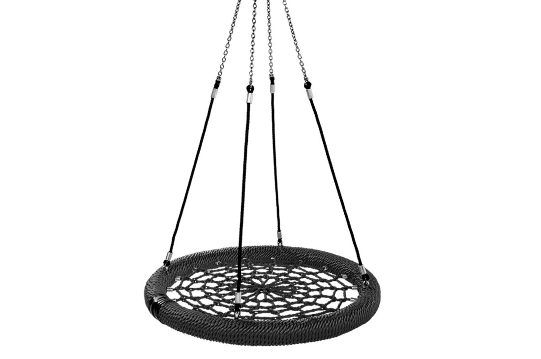 Nest Swing Birdie Commercial 1.2m BLACK/BLACK Single Fix Point